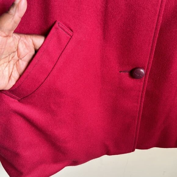 Eddie Bauer & C.C. Filson Co. VTG Virgin Wool Cape M - Picture 4 of 9